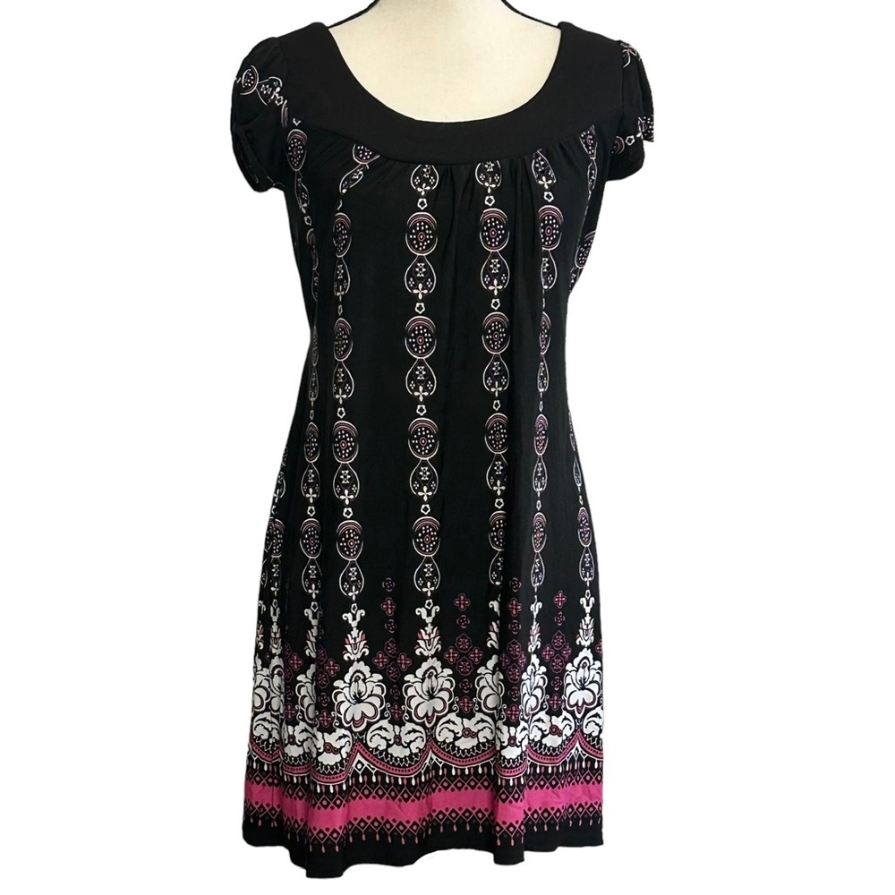 My Michelle Dress S Black Floral Mini